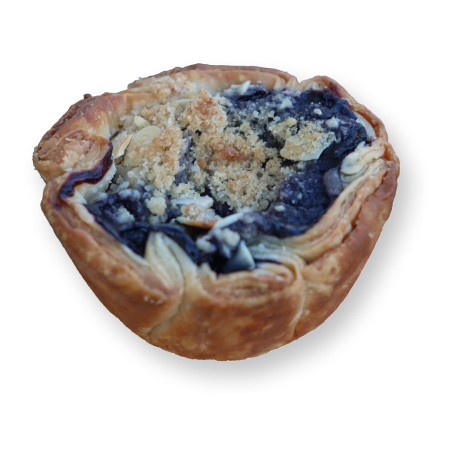 Blueberry Pie with Almond Streussel